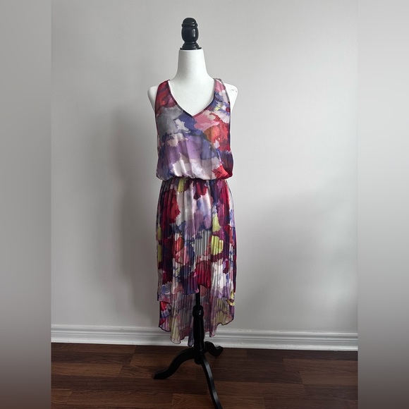 Guess Watercolours High Low Dress size M - Picture 1 of 6